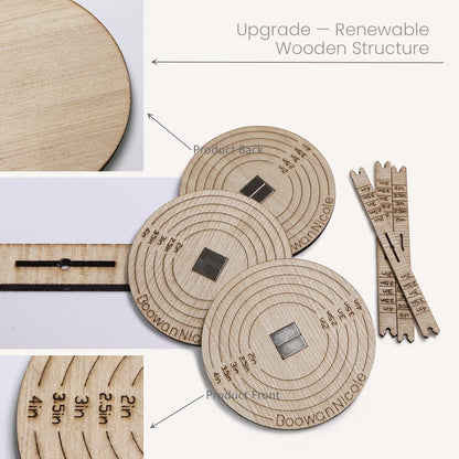 Wick Centering Tool/Candle Wick Holder for Candle Making: Universal Wick Holder & Placement Centering Tool for Most Candle Jars (Wick Holders for Candle Making, Wood)