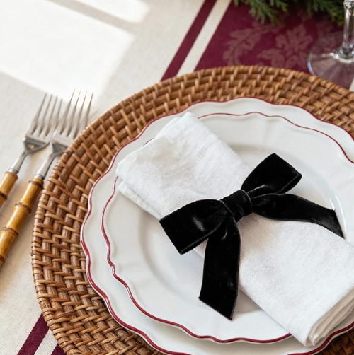 5/8" Black Velvet Ribbon for Gift Wrapping 10 Yards 15mm Velvets Ribbon Trim for Bow Making Christmas Wide Fabric Ribbons for Sewing Wreath Decoration