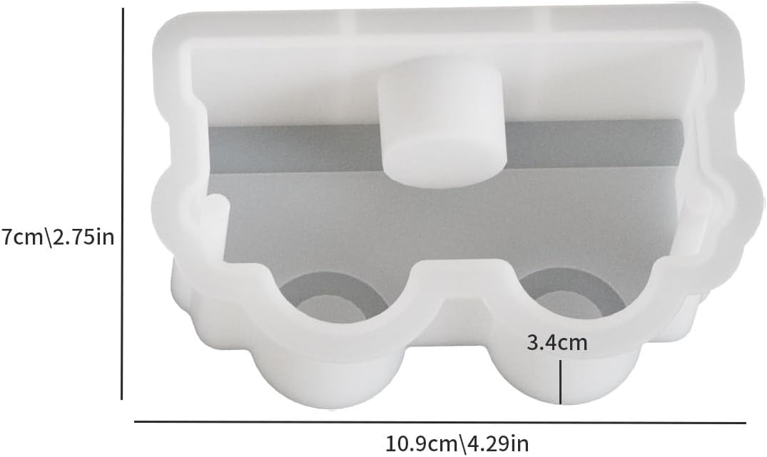 2 Pieces 3D Strawberry Silicone Mold Candle Molds for Candle Making Resin Fondant Food Grade Safety Silicon Materials(Strawberry)