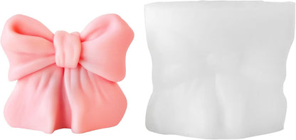 Christmas Candle Mold for Candle Making, 3DSilicone Mold for Resin Casting DIY Plaster Polymer Clay Home Decoration (Santa Claus)