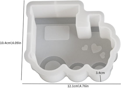 2 Pieces 3D Strawberry Silicone Mold Candle Molds for Candle Making Resin Fondant Food Grade Safety Silicon Materials(Strawberry)