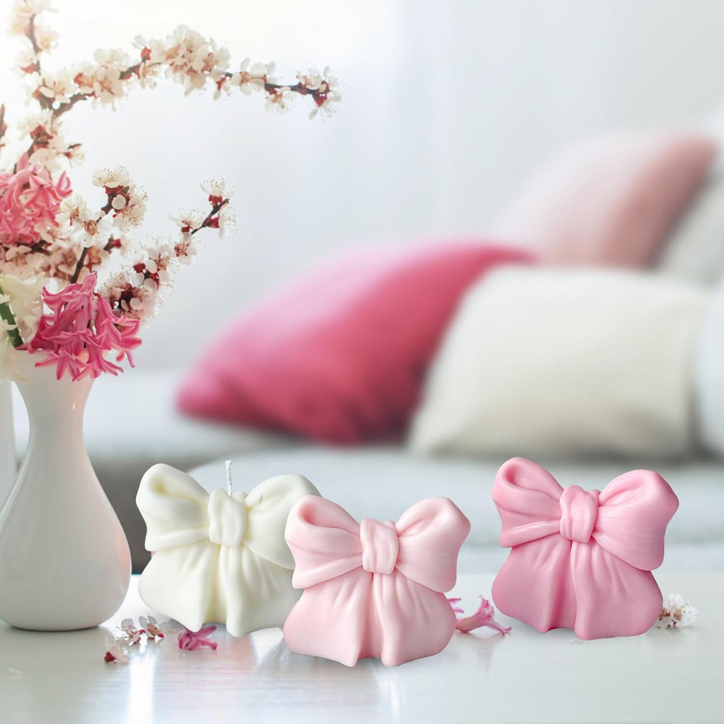 Christmas Candle Mold for Candle Making, 3DSilicone Mold for Resin Casting DIY Plaster Polymer Clay Home Decoration (Santa Claus)