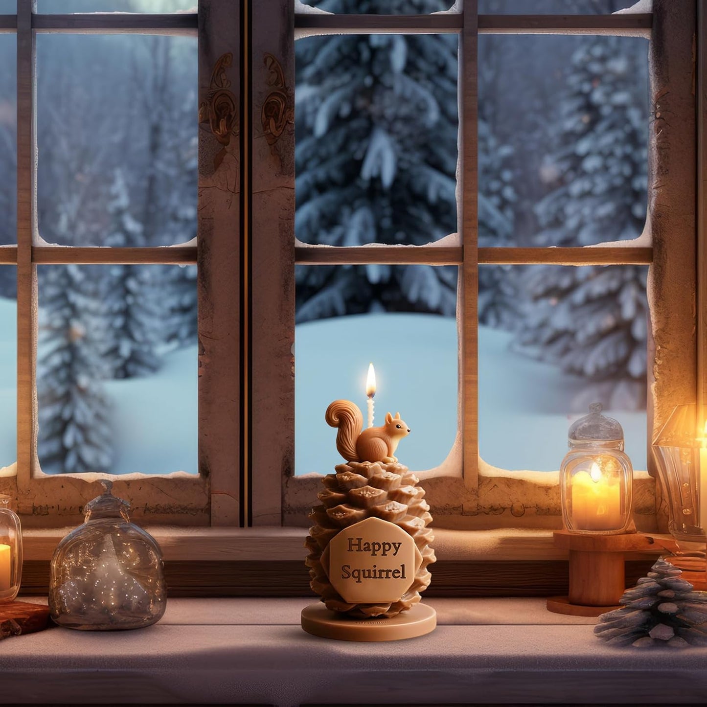 Christmas Candle Mold for Candle Making, 3DSilicone Mold for Resin Casting DIY Plaster Polymer Clay Home Decoration (Santa Claus)