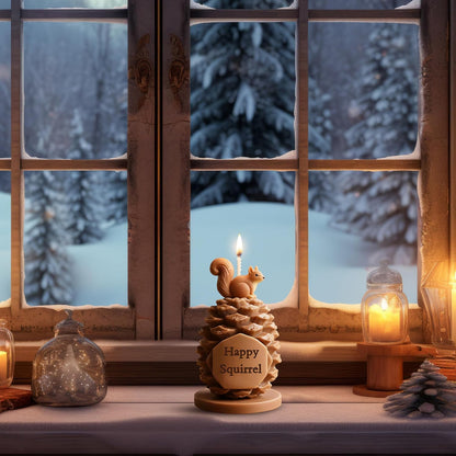 Christmas Candle Mold for Candle Making, 3DSilicone Mold for Resin Casting DIY Plaster Polymer Clay Home Decoration (Santa Claus)