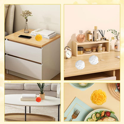 Rose Candle Molds for Candle Making Kit,3 Cavity Flower Molds Silicone for Crafts,3D DIY Soap Making Molds for Clay Plaster Tealight Candles Crafts Casting Home Décor Handmade Gifts