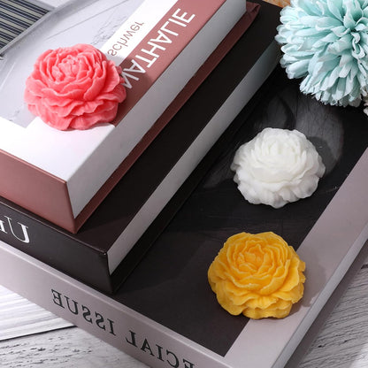 Rose Candle Molds for Candle Making Kit,3 Cavity Flower Molds Silicone for Crafts,3D DIY Soap Making Molds for Clay Plaster Tealight Candles Crafts Casting Home Décor Handmade Gifts