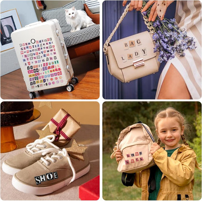 181pcs / 4 Sheets Retro Alphabet Stickers, Vintage Scrapbook Sticker English Alphabet Number Symbol Label Decals Aesthetic Letter Sticker for Scrapbooking DIY Crafts Artistic Journaling