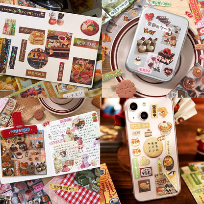 Christmas Stickers for Scrapbooking - 2 Pack Vintage Christmas Sticker Books, 40 Sheets Pet Stickers for Journaling, Pre-Cut Decorative Ephemera Junk Journal Sticker for Card Making, Bujo, Crafts Art